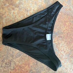 Xhilaration Black Bikini High-Cut Swimwear